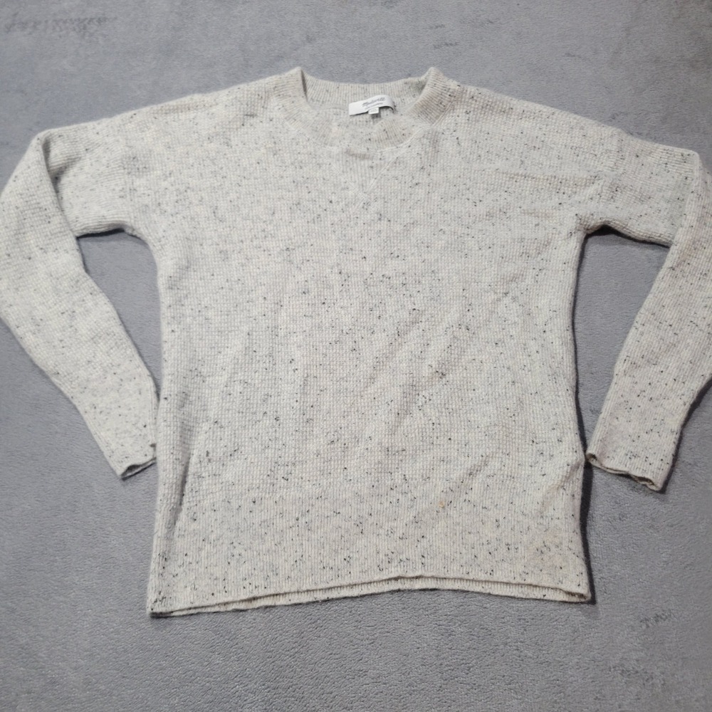 Madewell Sweater Womens‎ Cream Donegal Cashmere Crewneck Speckled Luxury